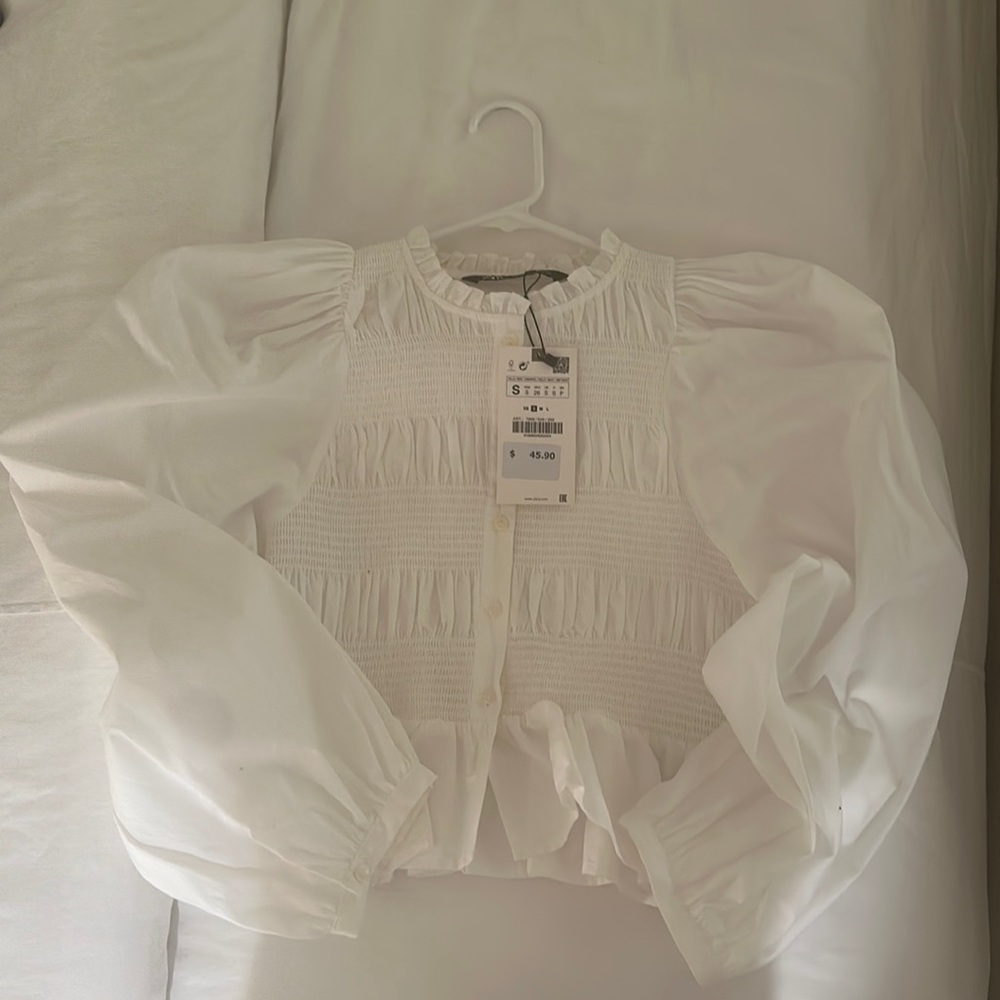 Zara long sleeve blouse